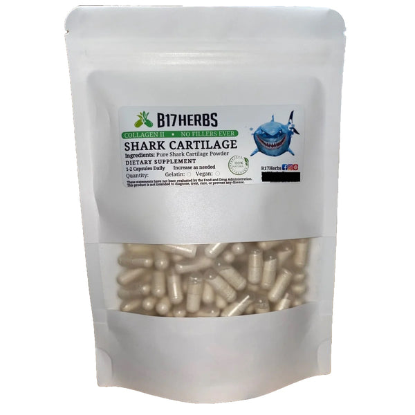 Shark Cartilage Capsules - "S" Cart. Caps | Type II Collagen - 100 pcs ...