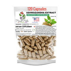 Ashwagandha Extract - Standardized to 1.5% Withanolides - Targeted Wellness - 120 Gelatin Caps - 470 mg