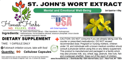St. John's Wort Extract - Aerial - Targeted Wellness - 450mg, 90 Caps