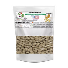 Vigor Special Blend - Cistanche, Pine Pollen, Ginseng 50 Veg. Caps, 600mg Supplement -Fitness Dietary - Energy - Stamina