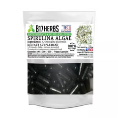Pure Spirulina Algae Veggie Capsules | Superfood | 100 pcs.