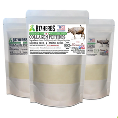 Collagen Peptide Powder | Grass Fed | Bovine | Type I & III | Protein | Amino Acids | Joints | Hair | Skin | Teeth | Smoothies | Bulk Purchase