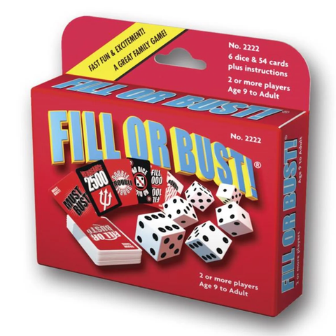 Fill or Bust Great Card and Dice Game