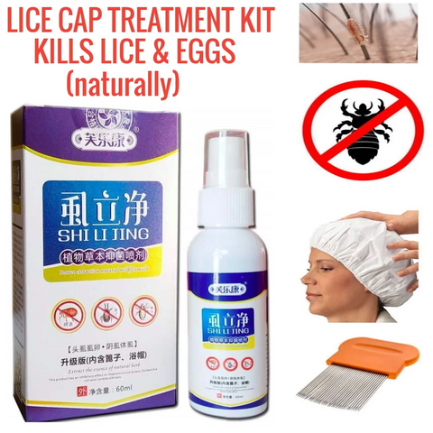 Lice Treatment Kit -  All Natural - Get Rid Of Lice Quickly