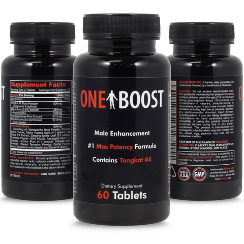 One Boost Premium Test Booster Support- USA Made  - Blended For Energy & Performance