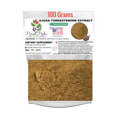 Turkesterone Powder Extract 10:1 from Ajuga Turkestanica - 2% Pure Turkesterone - Extra Strength, 100 grams