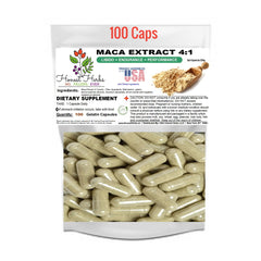 Maca Extract -[L]ibido plus [E]ndurance & [P]erformance - 525mg, 100  Caps