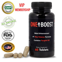One Boost VIP CLUB w/ Credit: 2 bottles auto. shipped every 60 days (only after your once your current supply runs out)